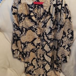 Snake skin blouse